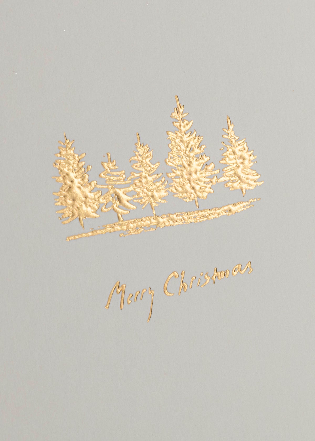 Collins Christmas Cards - Golden Tree Design - 10 Pack Festive Greeting Cards