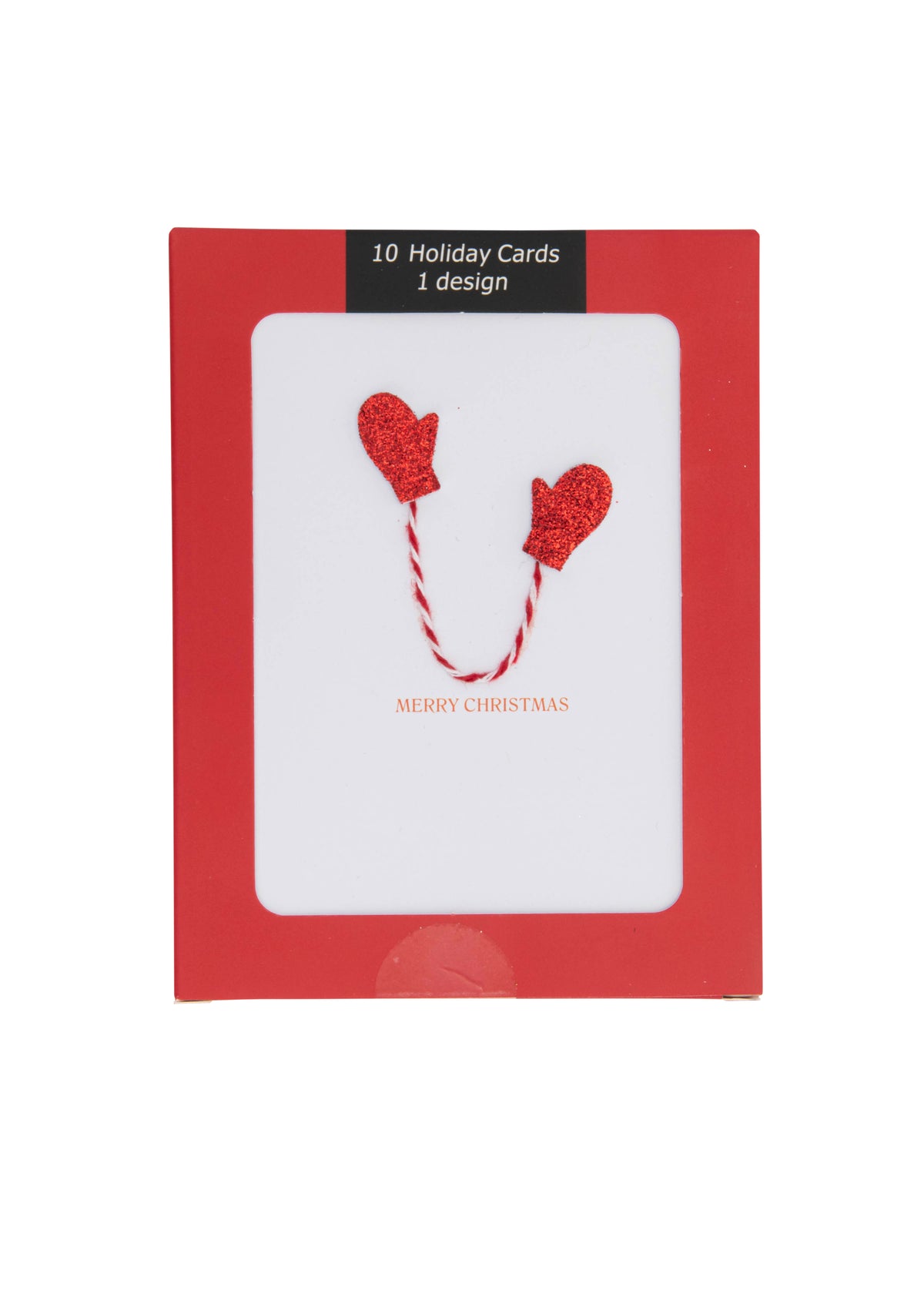 Collins Christmas Cards - Winter Mits Design - 10 Pack Festive Greeting Cards