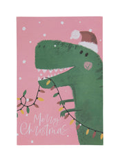 Collins Christmas Cards - Festive Dinosaur Design - 10 Pack Holiday Greeting Cards