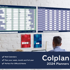 Collins Colplan - 2024 A3 Wiro Monthly Memo Calendar (CMC-24)