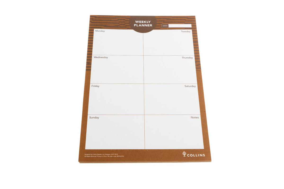 Brilliance  -  Weekly Planner Pad A4 Weekly - Brown (BR14U3.90)