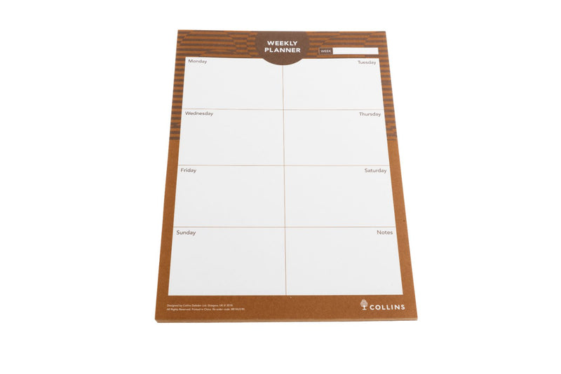Brilliance  -  Weekly Planner Pad A4 Weekly - Brown (BR14U3.90)