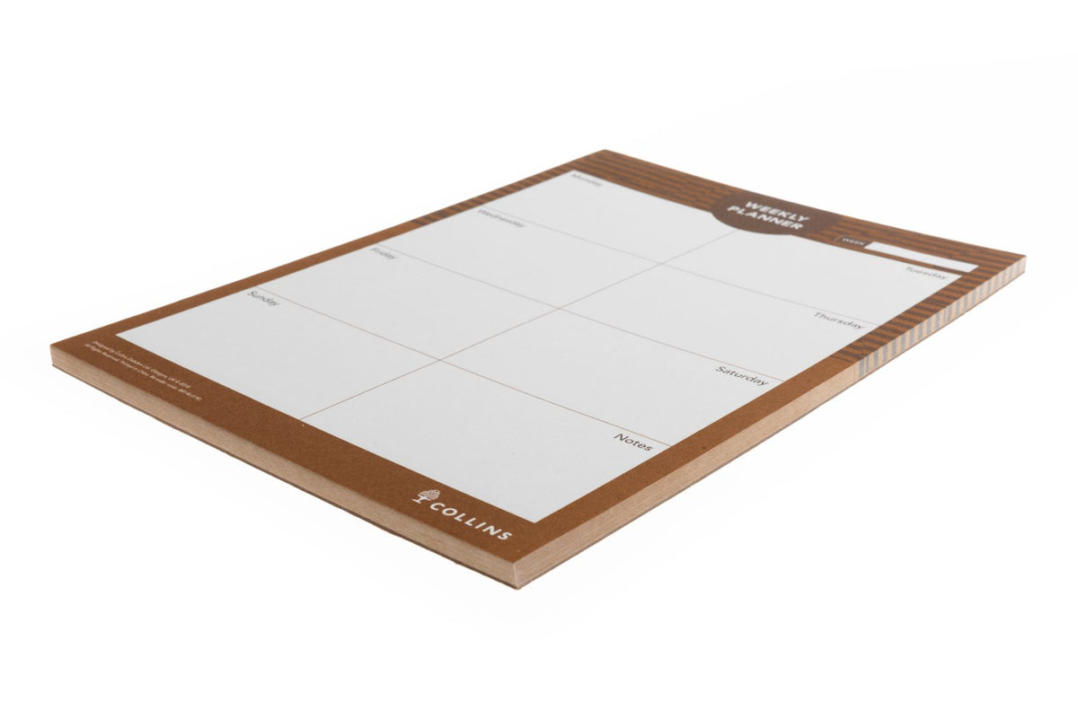 Brilliance  -  Weekly Planner Pad A4 Weekly - Brown (BR14U3.90)