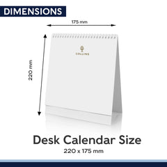 Collins Tara - 2024 Desk Calendar (TADC-24)