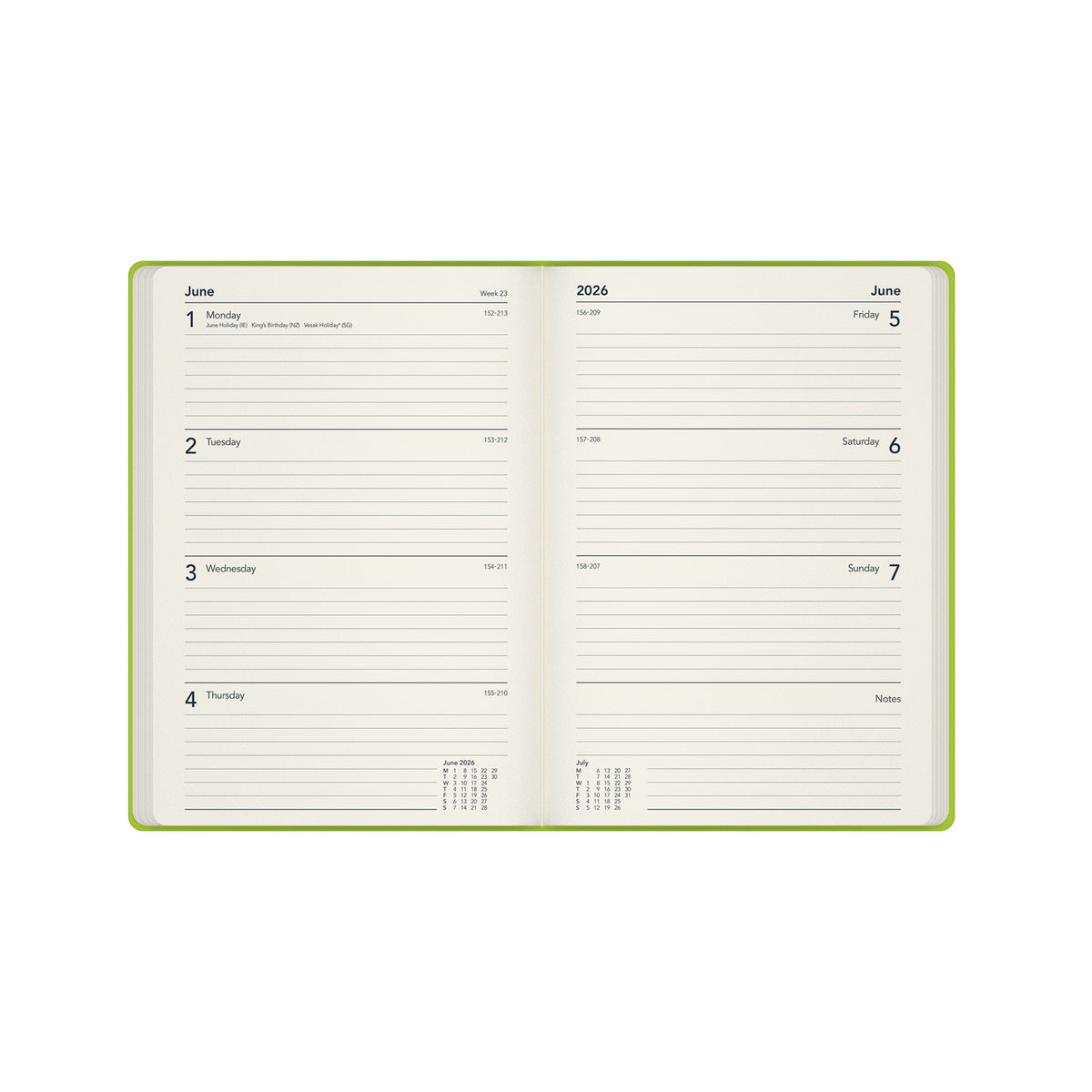 Affirmation - A5 Week-To-View - Diary - 2026 Calendar Year Planner