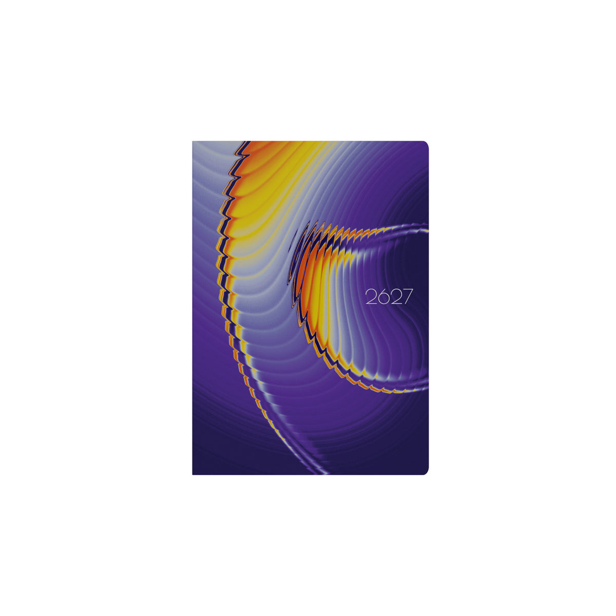 2026 - 2027 Mid Year Planner - 13 Month A5 Week-to-View Diary - Collins Debden Aura & Ombre - Purple