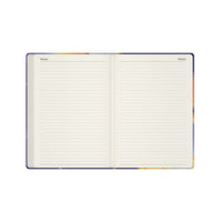 2026 - 2027 Mid Year Planner - 13 Month A5 Week-to-View Diary - Collins Debden Aura & Ombre - Purple