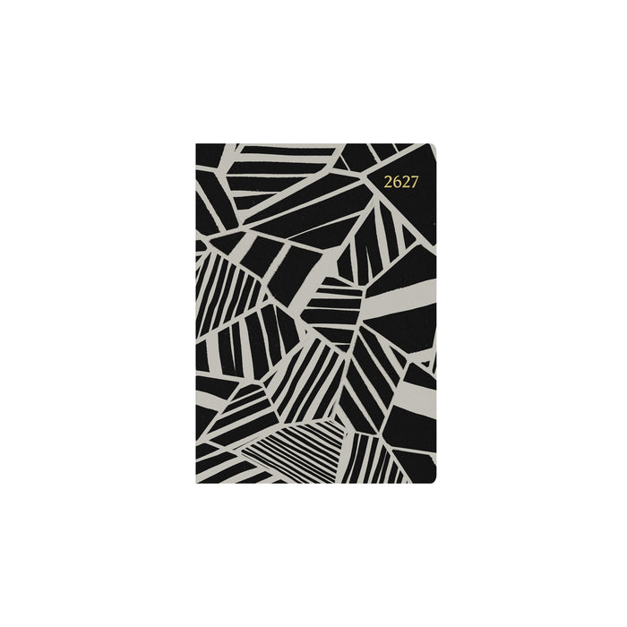 2026-2027 Mid Year Planner - 13 Month A5 Week-to-View Diary - Black & White - Collins Debden Bold Mono Range