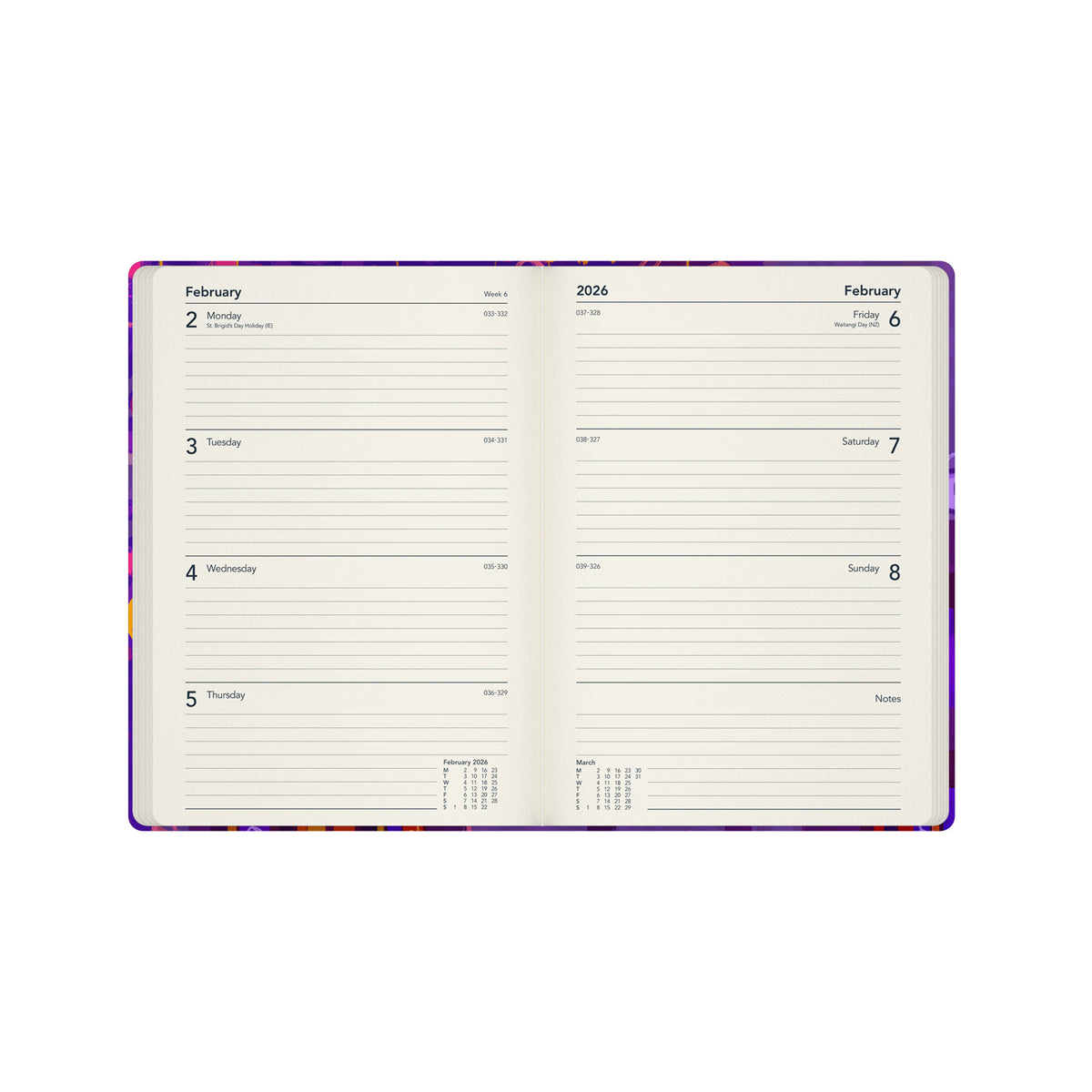 Bella Ramsay Cat - A5 Week-to-View Mid/Academic Year Diary Planner 2025-2026