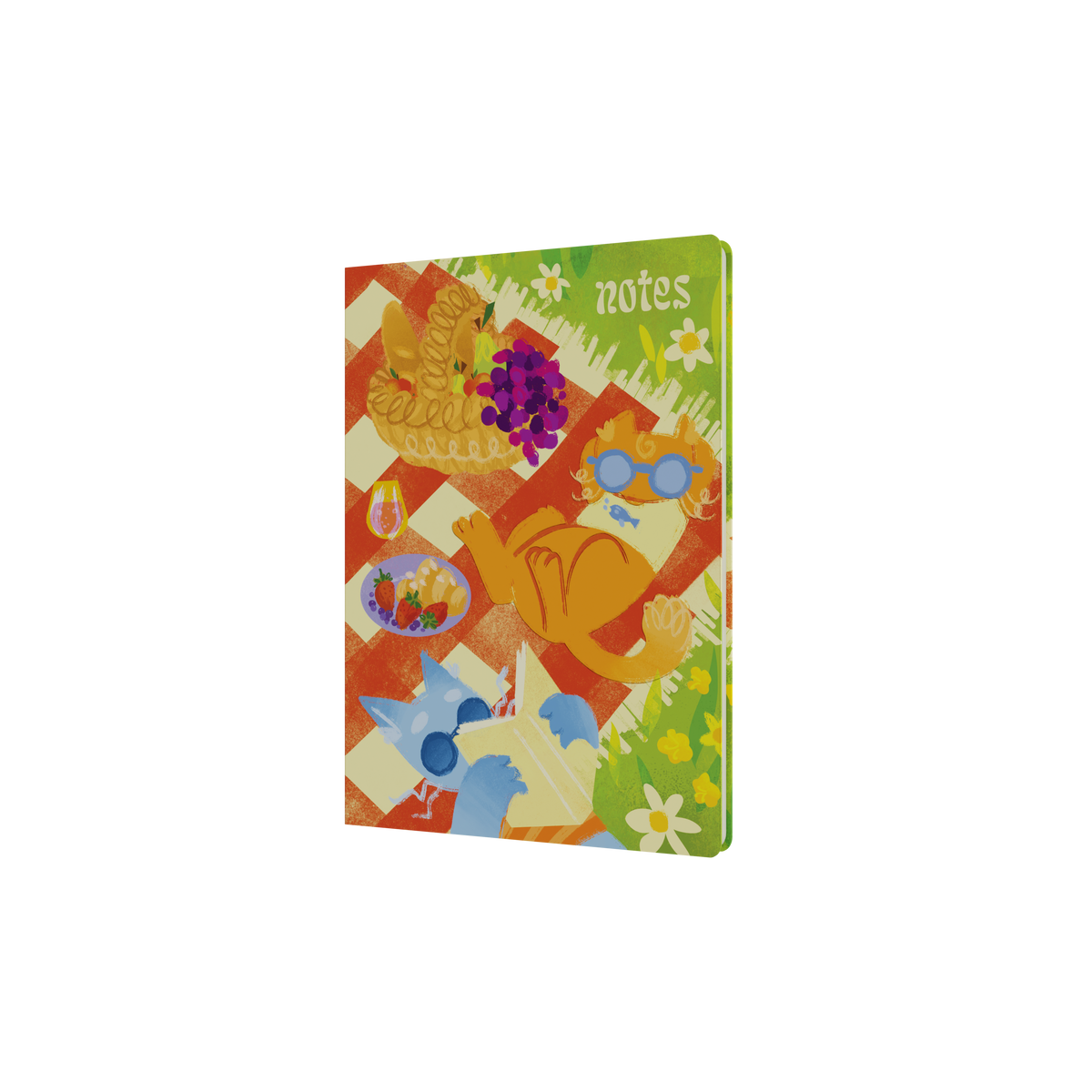 Cats by Bella Ramsay A5 Ruled Notebook