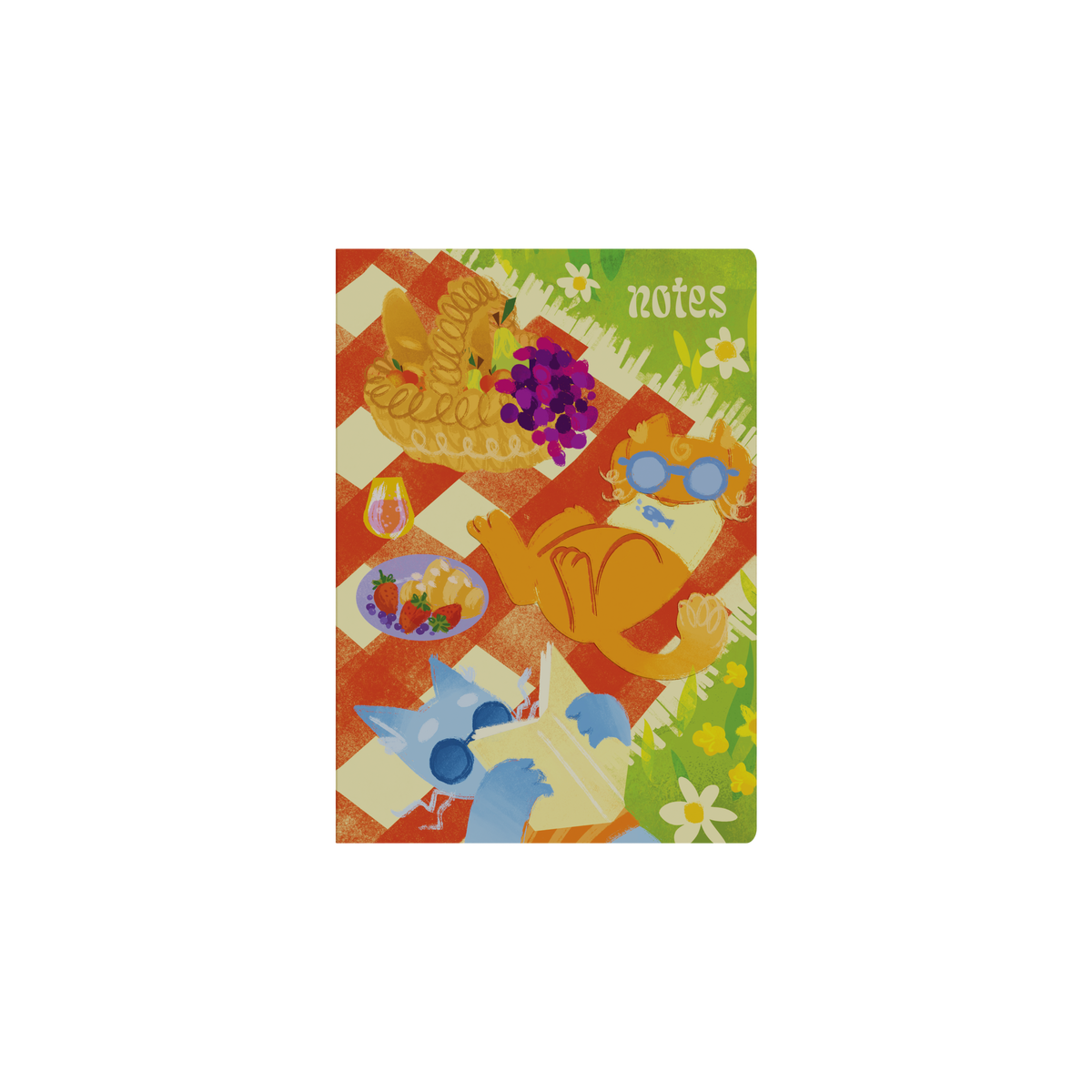 Cats by Bella Ramsay A5 Ruled Notebook