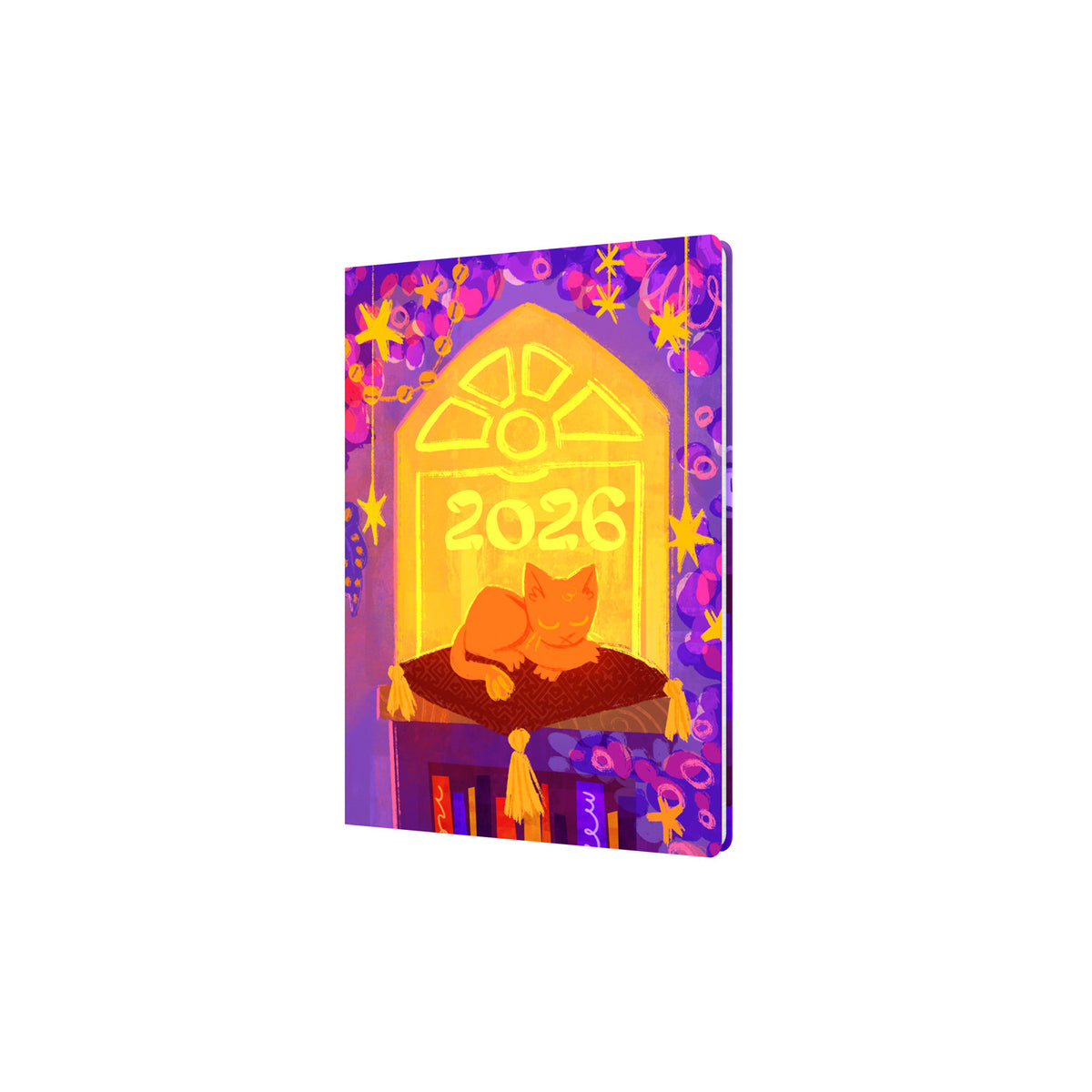 Bella Ramsay Cat - A5  Week-To-View - Diary - 2026 Calendar Year Planner