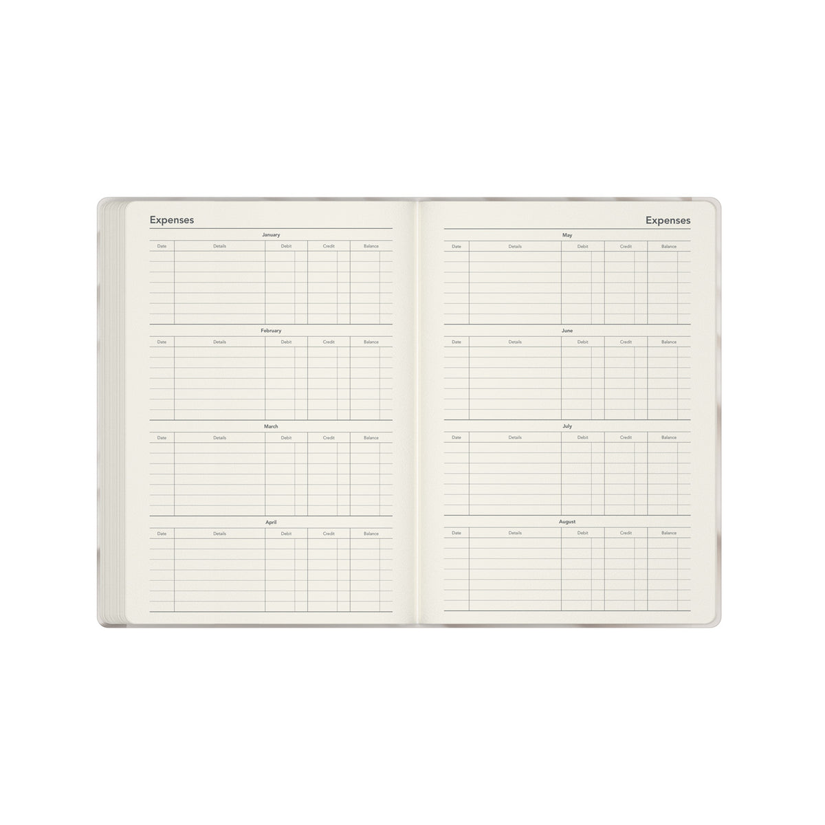 Dimensional Surfaces - A5  Week-To-View - Diary - 2026 Calendar Year Planner