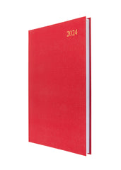 Collins Eco Friendly Essential - 2024 Daily Planner - A4 Day-to-Page Diary with Recycled Paper (E-ESSA41-24)