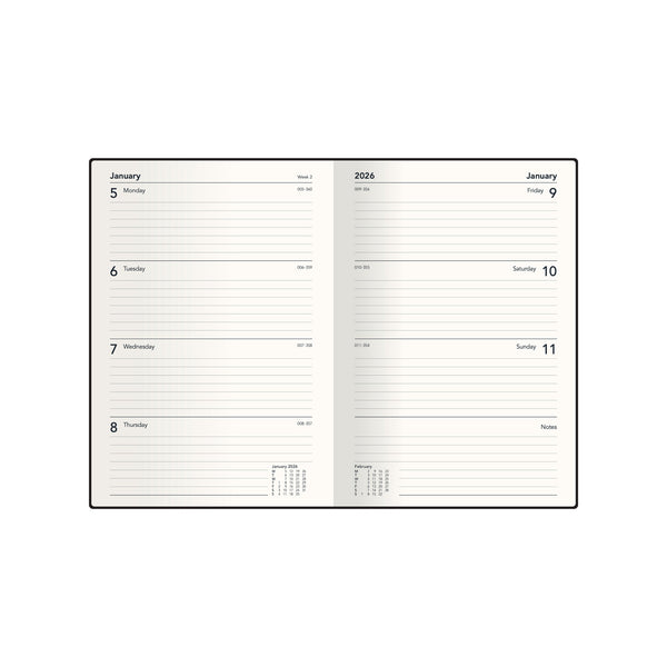 Irregular Geometrics- A5  Week-To-View - Diary - 2026 Calendar Year Planner