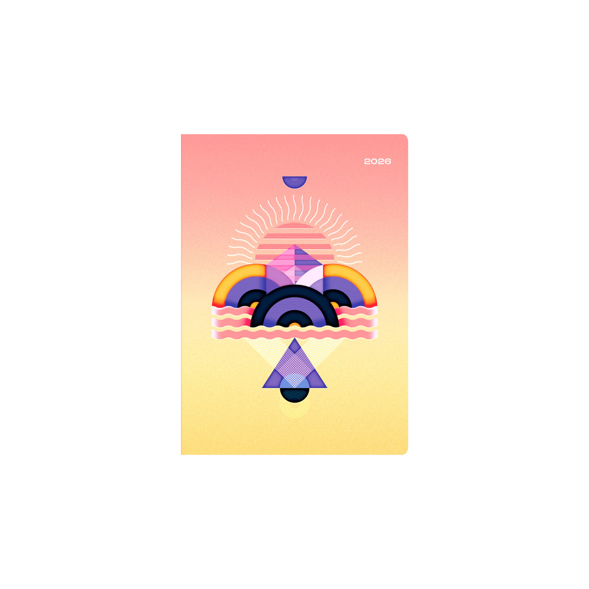 Irregular Geometrics- A5  Week-To-View - Diary - 2026 Calendar Year Planner