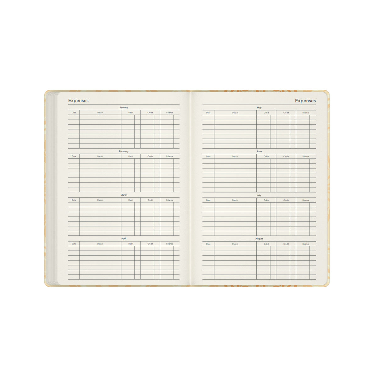 2027 Calendar Year Planner - 12 Month A5 Week-to-View Diary - Hard Cover - Collins Debden Lavish Lux Range