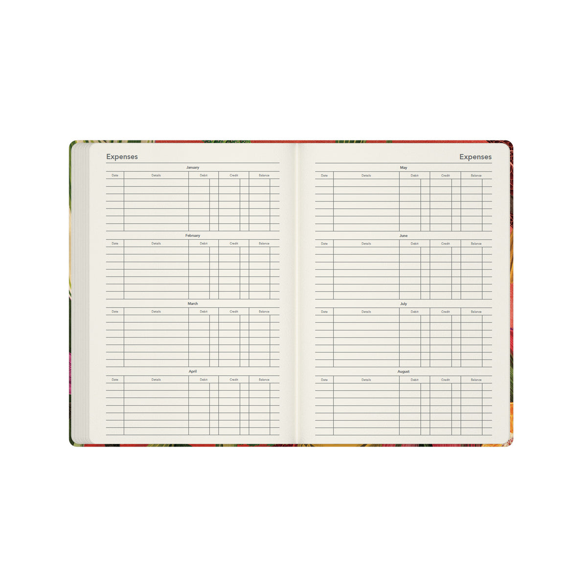 2027 Calendar Year Planner - 12 Month A5 Week-to-View Diary - Hard Cover - Collins Debden Modern Organic Range