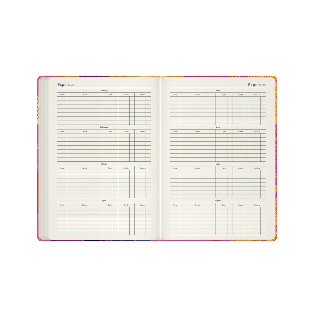 2027 Calendar Year Planner - 12 Month A5 Week-to-View Diary - Collins Debden Mixtape Range