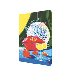 Party on - Lips - A5 Week-to-View 2024-2025 Mid/Academic Year Diary/Planner