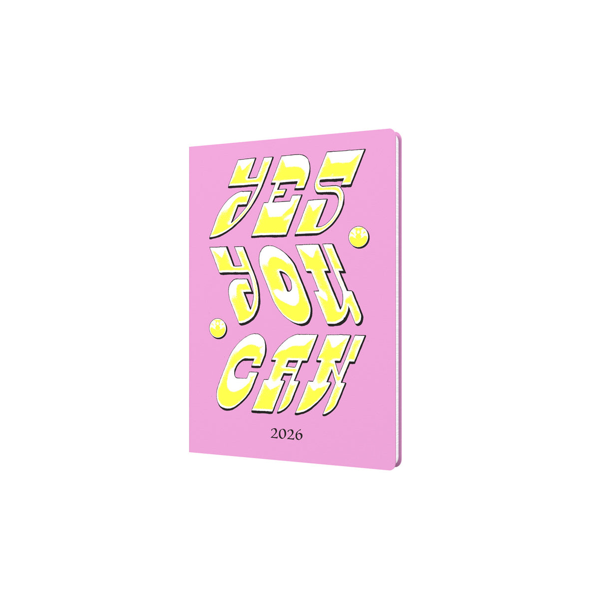 Positive by Ben Woodcock - A5  Week-To-View - Diary - 2026 Calendar Year Planner