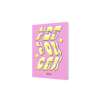 Positive by Ben Woodcock - A5  Week-To-View - Diary - 2026 Calendar Year Planner