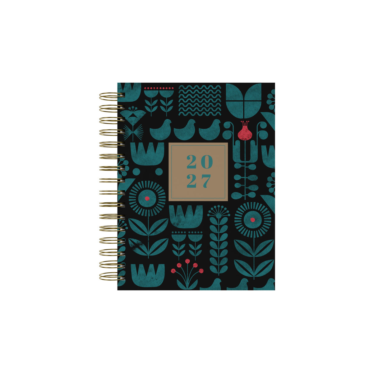 2027 Calendar Year Planner - 12 Month A5 Day-to-Page Diary - Hard Cover - Collins Debden Scandi Range