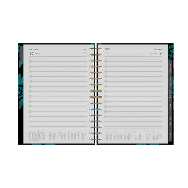 2027 Calendar Year Planner - 12 Month A5 Day-to-Page Diary - Hard Cover - Collins Debden Scandi Range