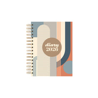 Scandi - A5  Week-To-View - Diary - 2026 Calendar Year Planner