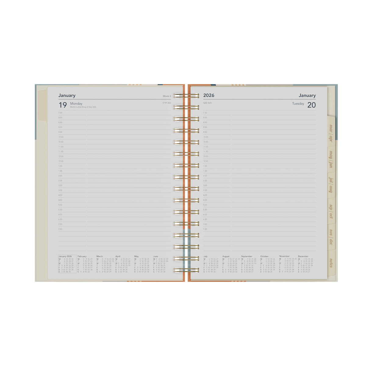 Scandi - A5  Day-To-A-Page Diary - 2026 Calendar Year Planner