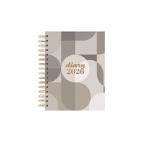 Scandi - A5  Week-To-View - Diary - 2026 Calendar Year Planner