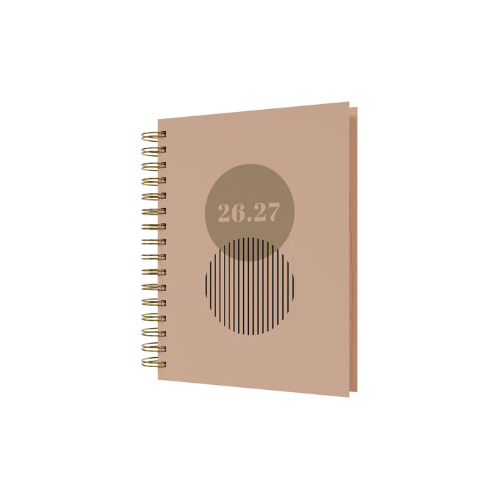 2026-2027 Mid Year Planner - 13 Month A5 Day-to-Page Diary - Hard Cover - Collins Debden Scandi Range