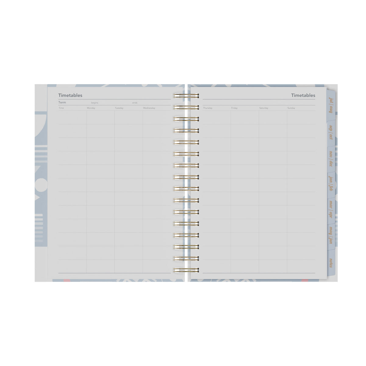 2026-2027 Mid Year Planner - 13 Month A5 Day-to-Page - Hard Cover - Collins Debden Scandi Range