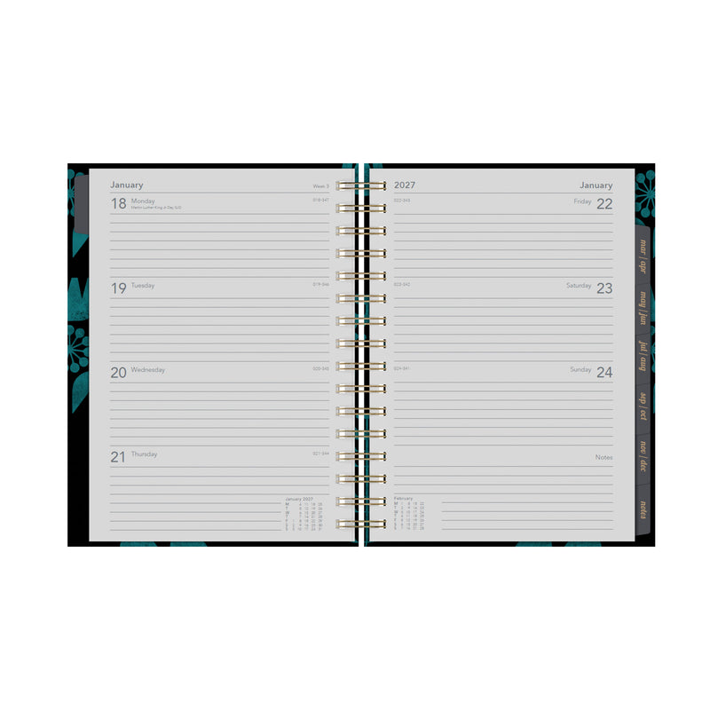 2027 Calendar Year Planner - 12 Month A5 Week-to-View Diary - Hard Cover - Collins Debden Scandi Range