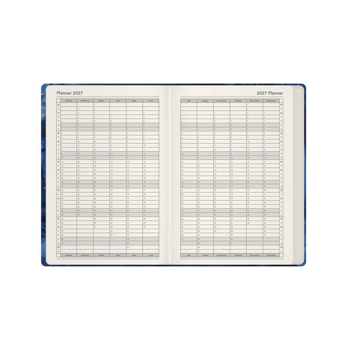 2027 Calendar Year Planner - 12 Month A5 Week-to-View Diary - Hard Cover - Collins Debden 'The Light' Range