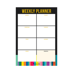 Edge Rainbow - A4 Weekly Pad (ED14U3)