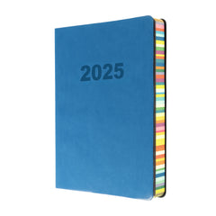 Edge Rainbow - A5 Day-To-Page Diary - 2025 Calendar Year Planner