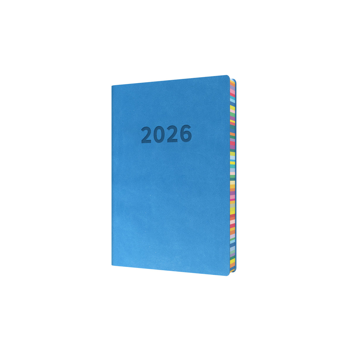 Edge Rainbow - A5 Day-To-Page Diary with Appointments- 2026 Calendar Year Planner