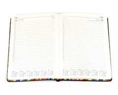 Edge Rainbow - A5 Day-To-Page Diary - 2025 Calendar Year Planner