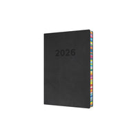Edge Rainbow - A5 Day-To-Page Diary with Appointments- 2026 Calendar Year Planner