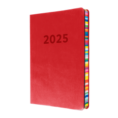 Edge Rainbow - A5 Week-To-View Diary - 2025 Calendar Year Planner