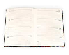 Edge Rainbow - A5 Week-To-View Diary - 2025 Calendar Year Planner