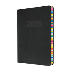 Edge Rainbow - A5 Week-To-View Diary - 2025 Calendar Year Planner