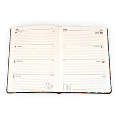 Edge Rainbow - A5 Week-To-View Diary - 2026 Calendar Year Planner