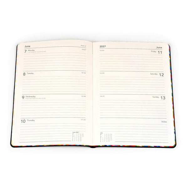 2027 Calendar Year Planner - 12 Month A5 Week-to-View Diary - Hard Cover - Collins Debden Edge Range