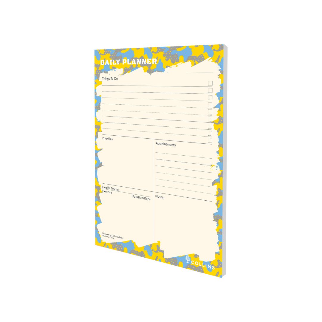 Edge Camo - A5 Daily Planner Pad - Yellow (EDCM15U1.45)