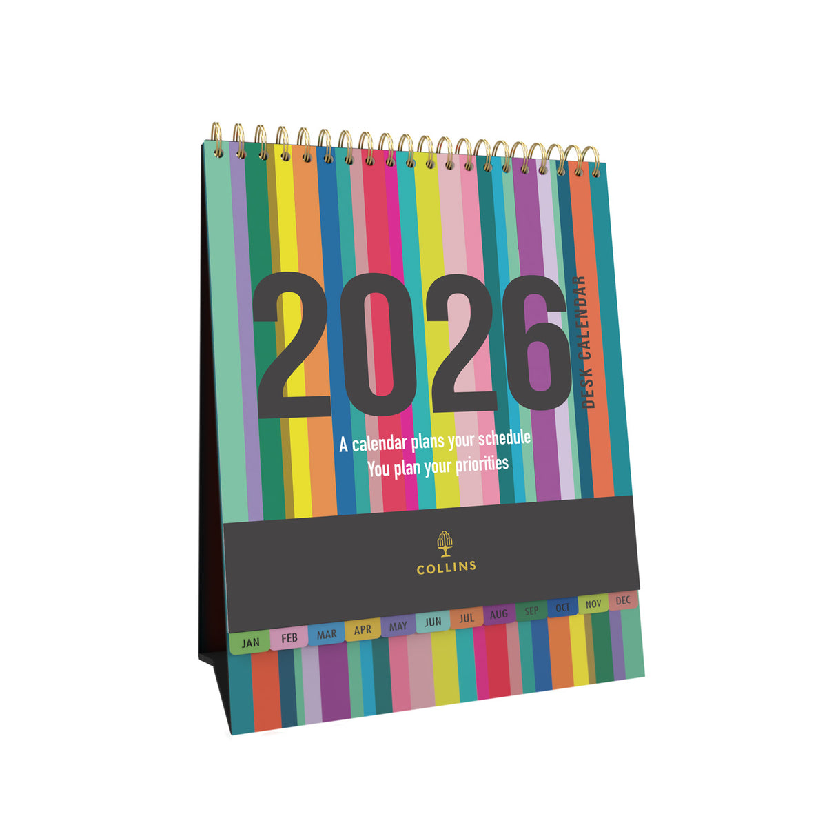 Edge - Monthly Desk Calendar - 2026 Calendar
