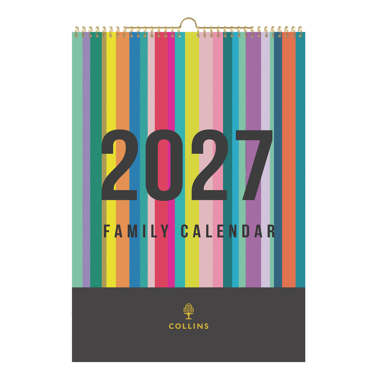 2027 Calendar - 12 Month A3 Month-to-View Calendar - Collins Debden Edge Range (EDFC135-27)