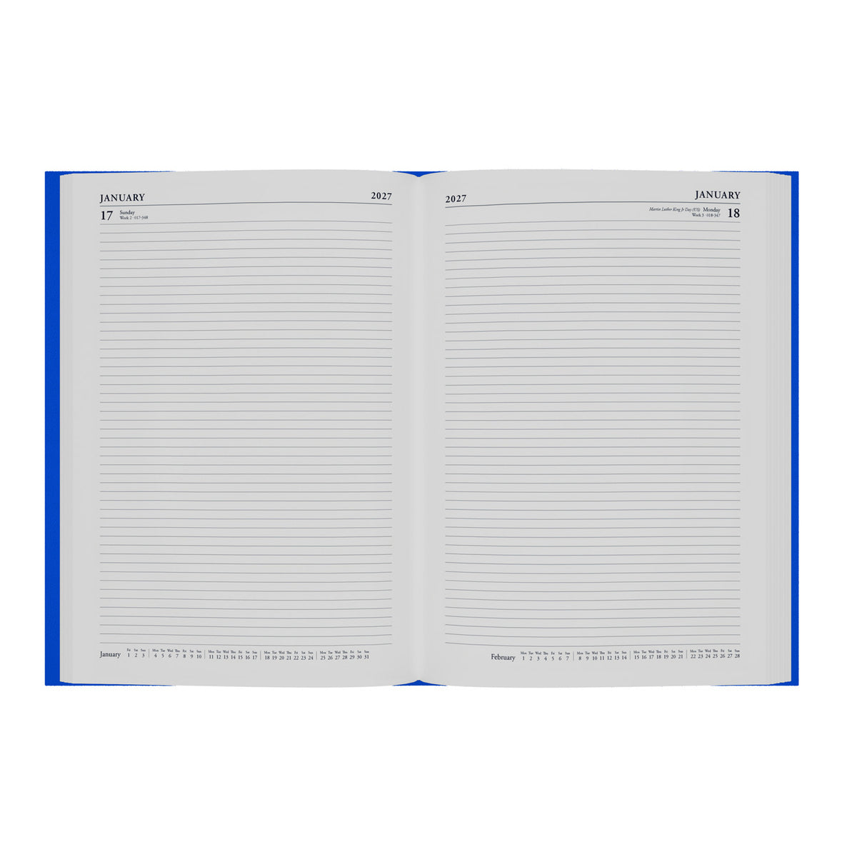 2026-2027 - Mid/Academic Year Planner - 13 Month A4 Day-to-Page Diary - Collins Debden Essential Range