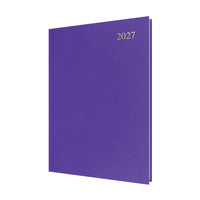 2027 Calendar Year Planner - 12 Month A4 Day-to-Page Diary - Hard Cover - Collins Debden Essential Range